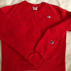 Champion Life® Women's Reverse Weave® Crew, Red